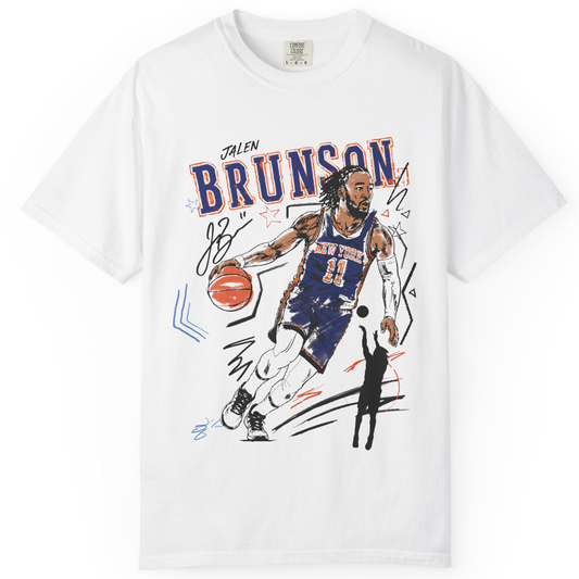 JALEN BRUNSON SKETCH TEE