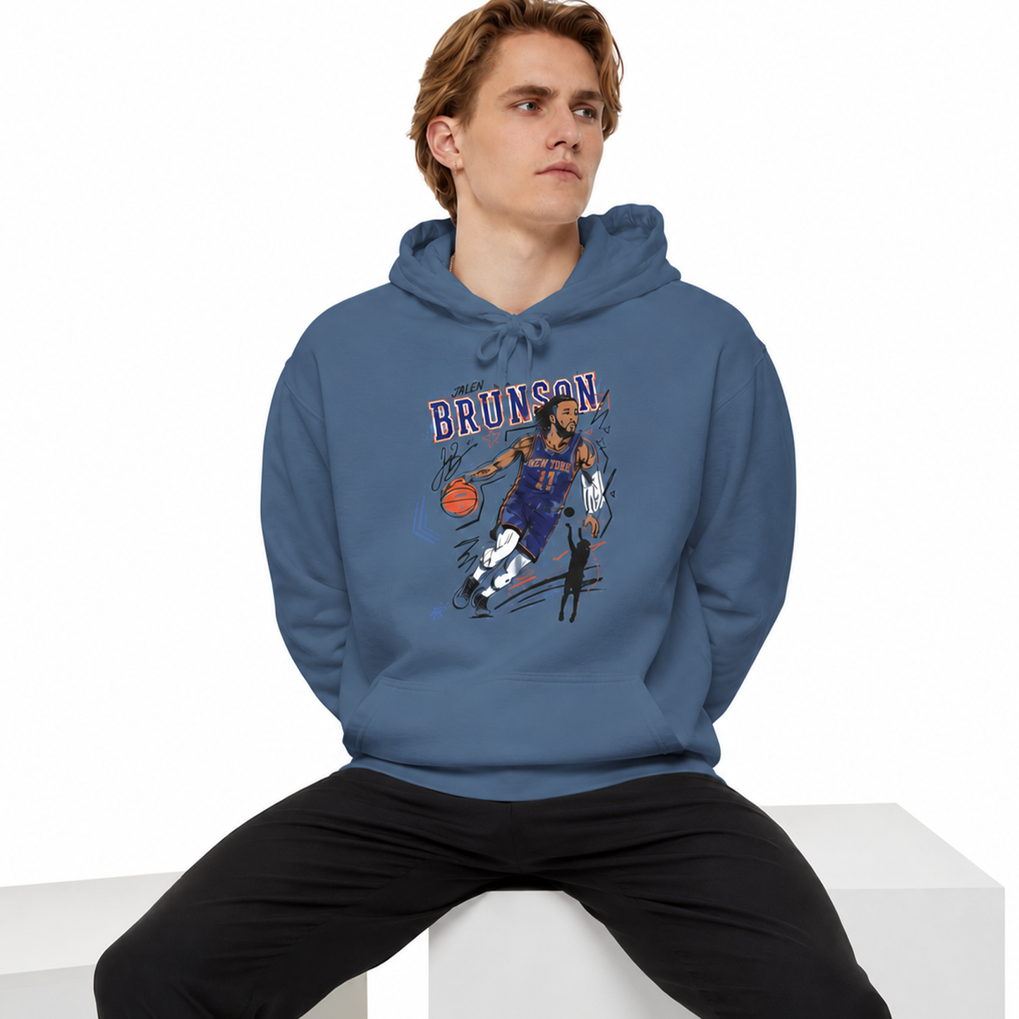 JALEN BRUNSON SKETCH HOODIE