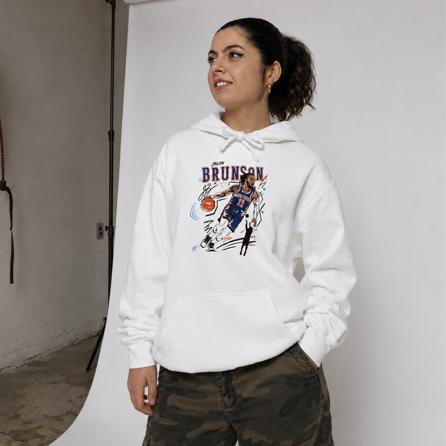 JALEN BRUNSON SKETCH HOODIE