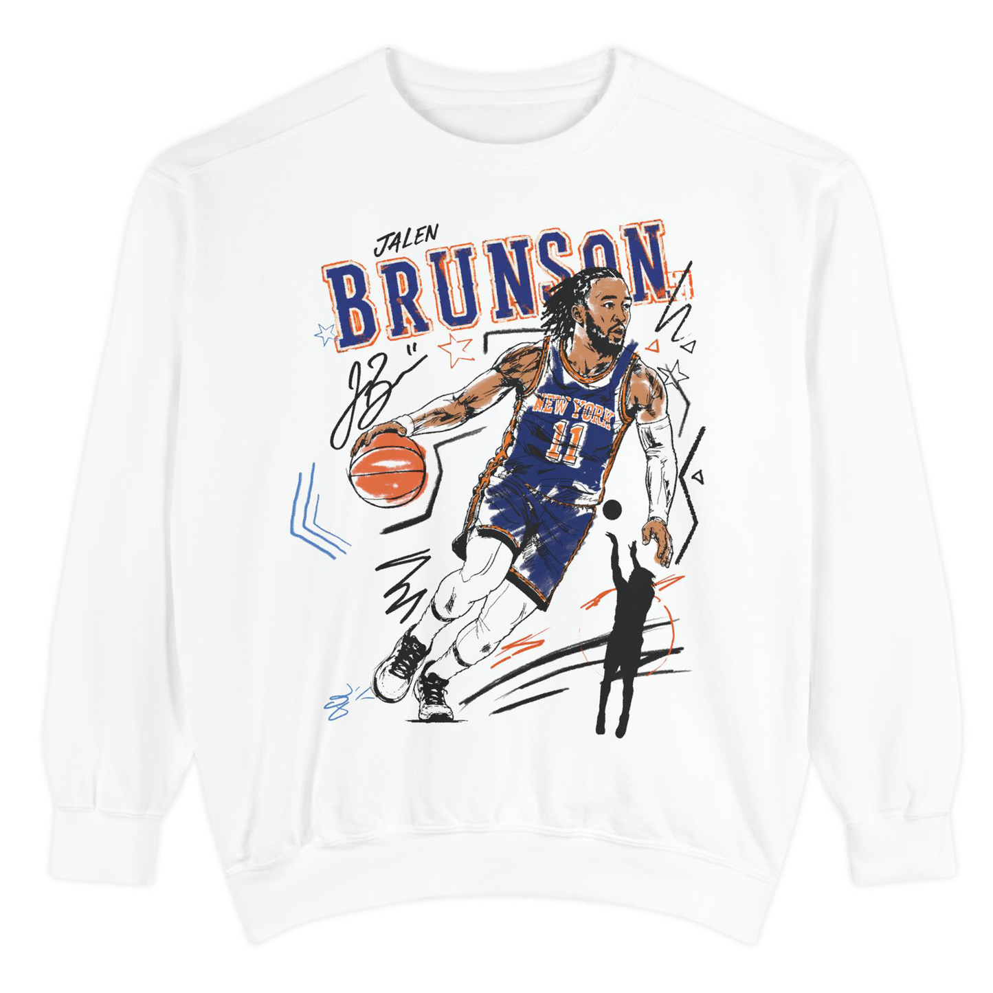 JALEN BRUNSON SKETCH SWEATSHIRT